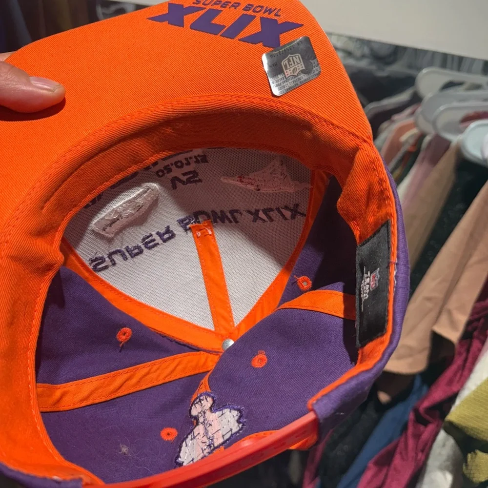 New Era Super Bowl XLIX Cap - Purple and White